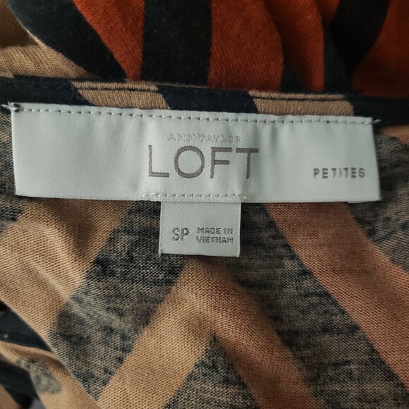 Ann Taylor LOFT Small Petite SP Rope Belted Maxi Dress Racerback Bohemian - Picture 7 of 8